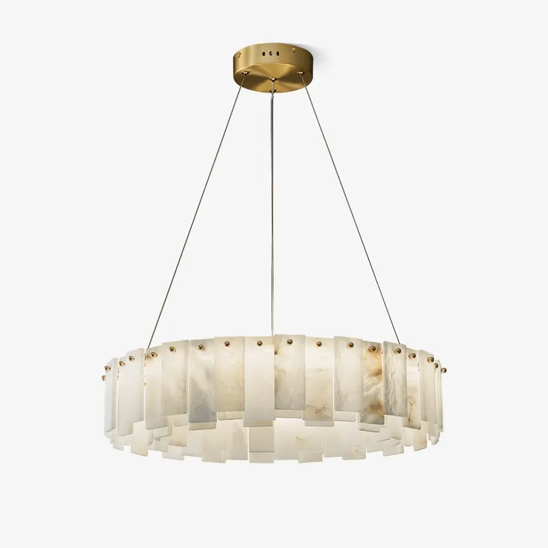 Vodore Luxuriöse Deckenleuchte aus Alabaster