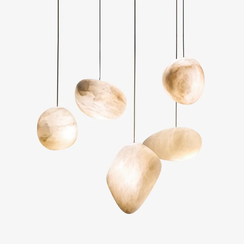 Nerida Hängelampe aus Alabaster