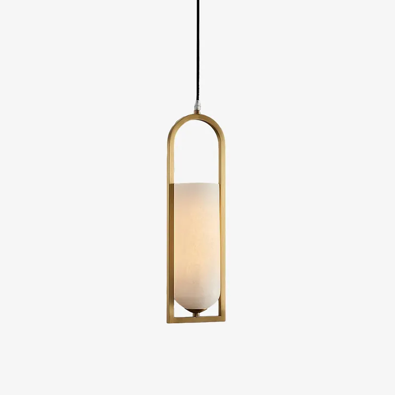 Aethyn Bogen Alabaster Pendelleuchte