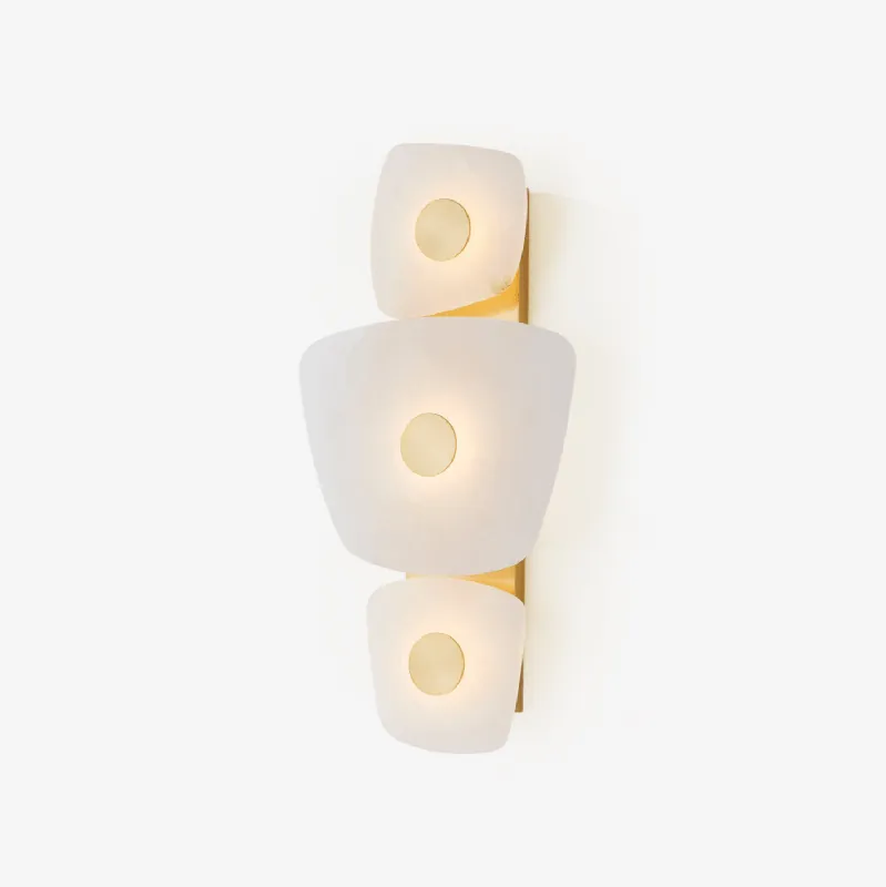 Vavenarae Wandlampe Aus Alabaster Asymmetrisch