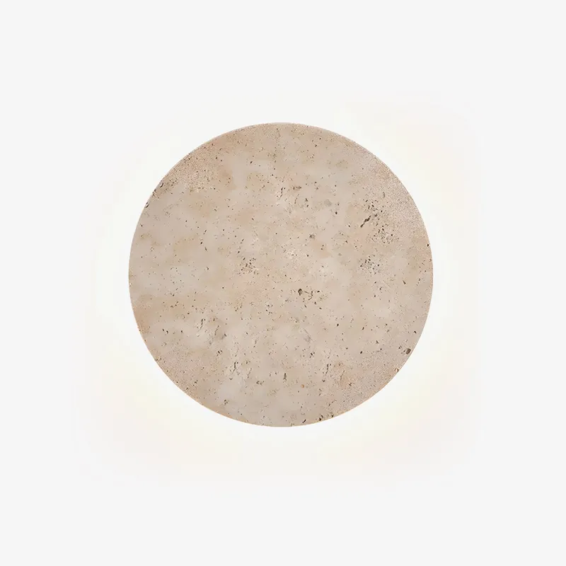 Aurzoren Wandleuchte im minimalistischen Travertin