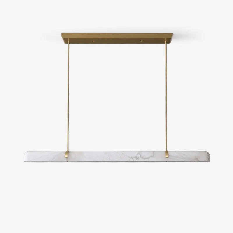 Ilraea lineare Pendelleuchte aus Alabaster