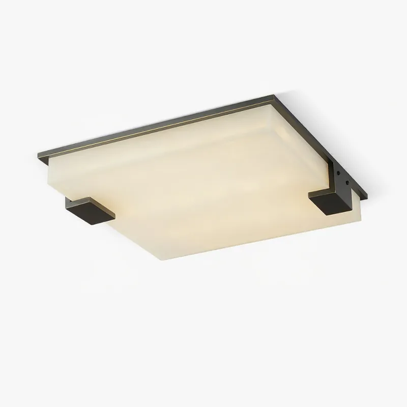 Otalyra minimalistische Deckenleuchte aus Alabaster