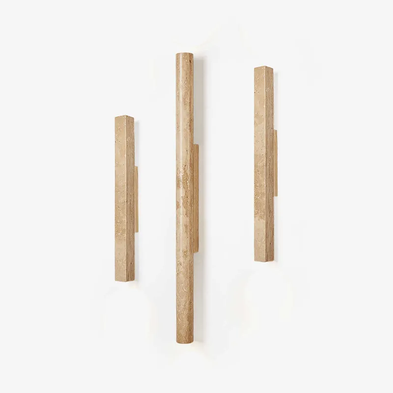 Cathais Wandleuchte aus minimalistischem Travertin