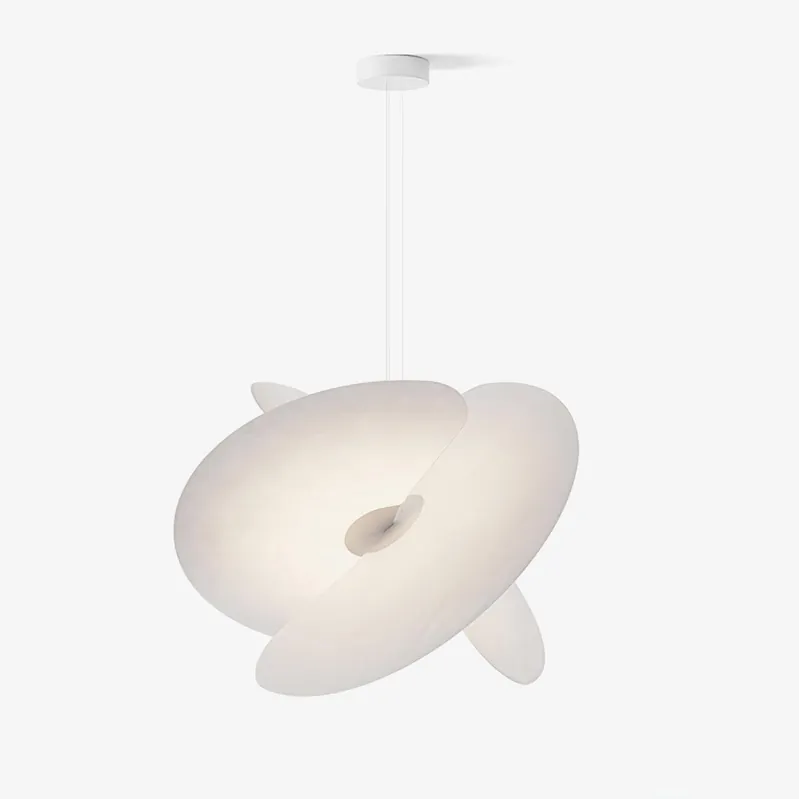 Whirl Pendelleuchte aus Stoff Modern