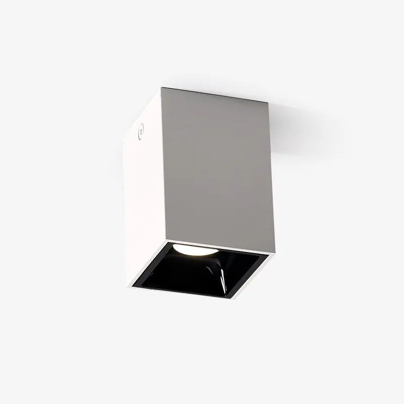 Deckenlampe Würfel Quadrat Schwarz Projektor