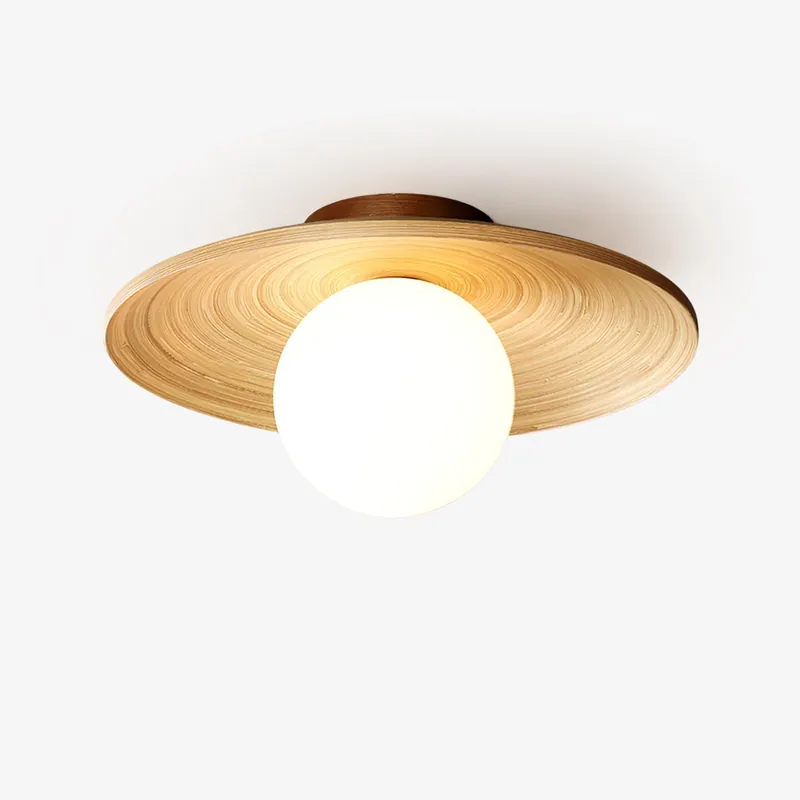Lustra Deckenlampe Soluna Holz orbital