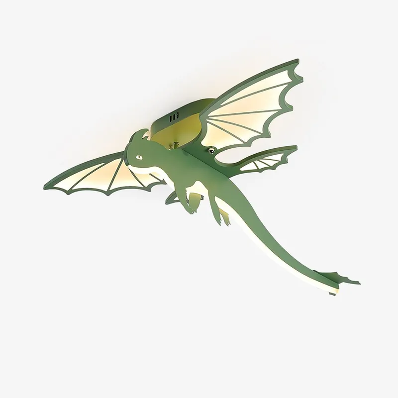 Lustra Deckenleuchte Dinosaurier grün LED