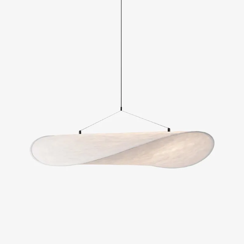 Vela Hängeleuchte minimalistisch aus Seide