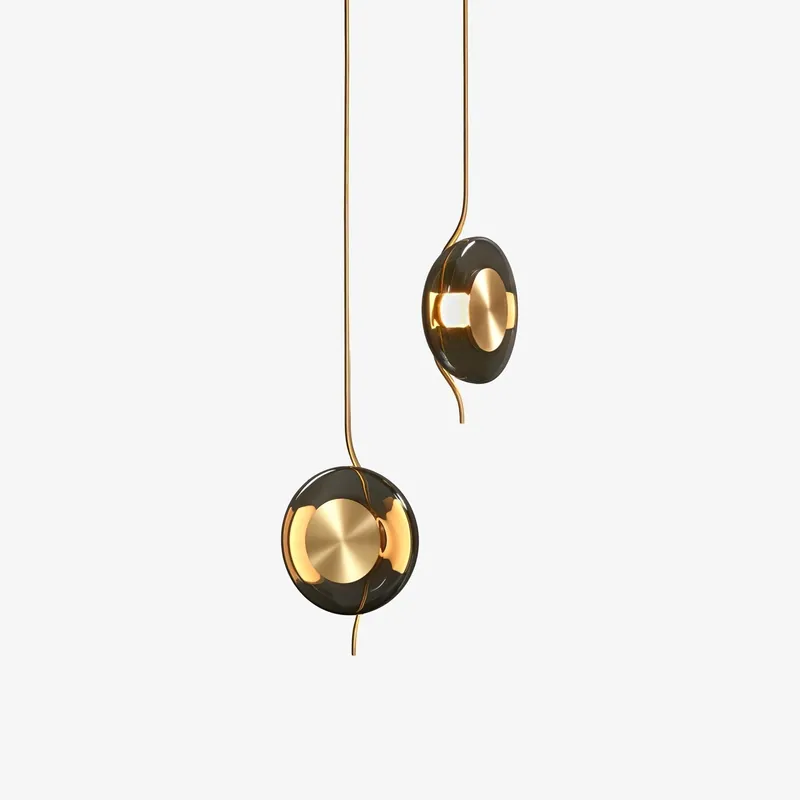 Umirus Moderne minimalistische Pendelleuchte aus Glas