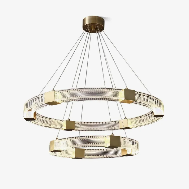 Eurdora Moderne minimalistische LED-Ring-Lüster