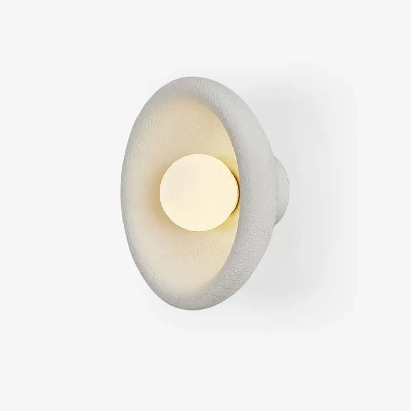 Evvinora Minimalistische Wandlampe Halo aus Glas