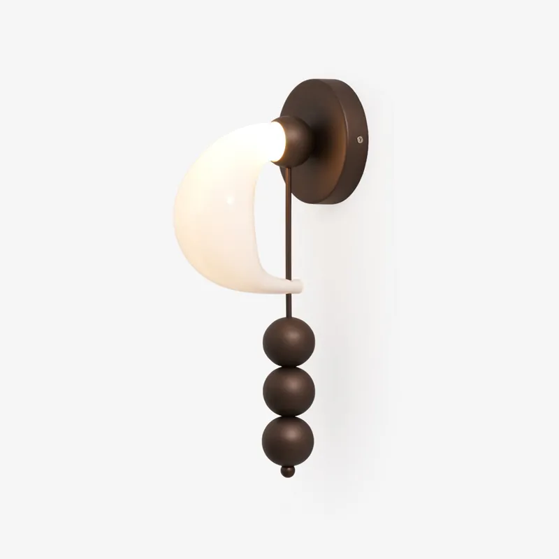 Viphaor Elegante hochwertige Glas-Wandlampe Kunst