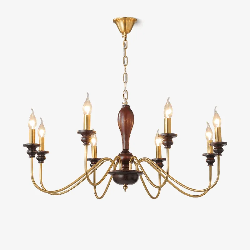 Ilvenan Eleganter Vintage-Traditioneller Holz-Lüster