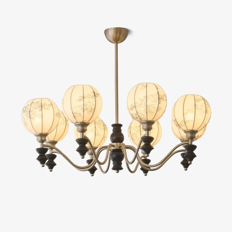 Osilan Eleganter Vintage-Traditioneller Holz-Lüster