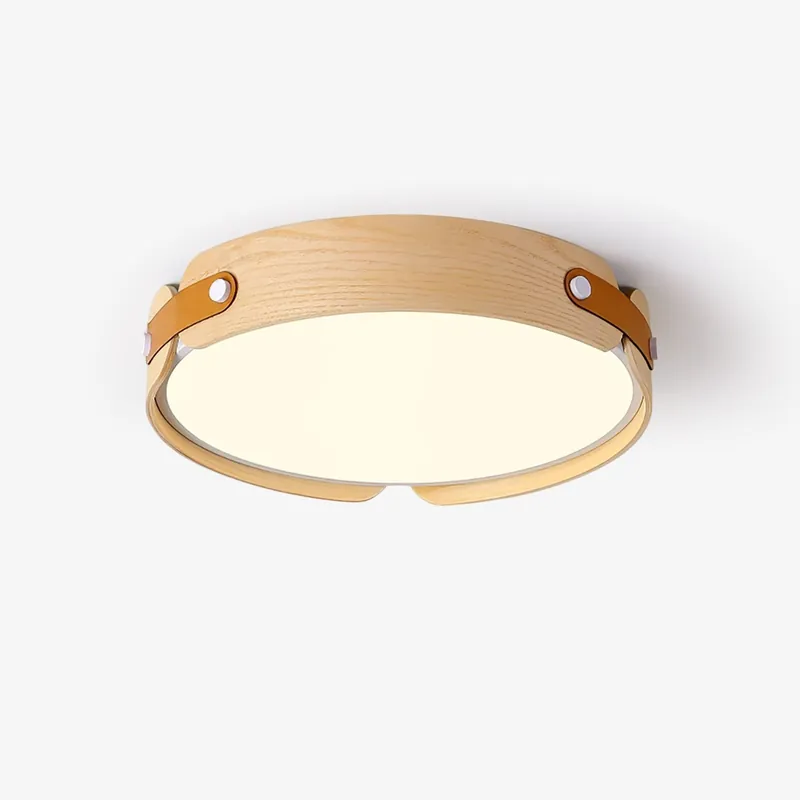 Echo Moderne minimalistische Holz-Deckenleuchte