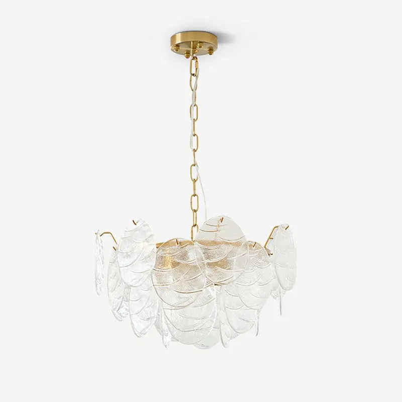 Leaf Eleganter Vintage-Lüster aus Glas