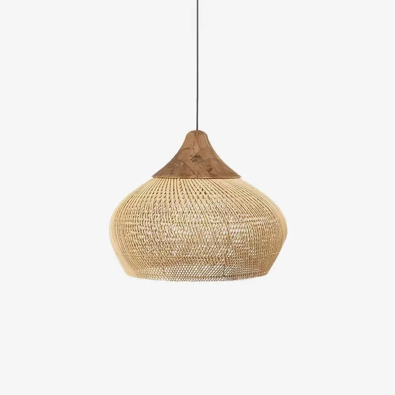Solavn Pendelleuchte aus Rattanholz