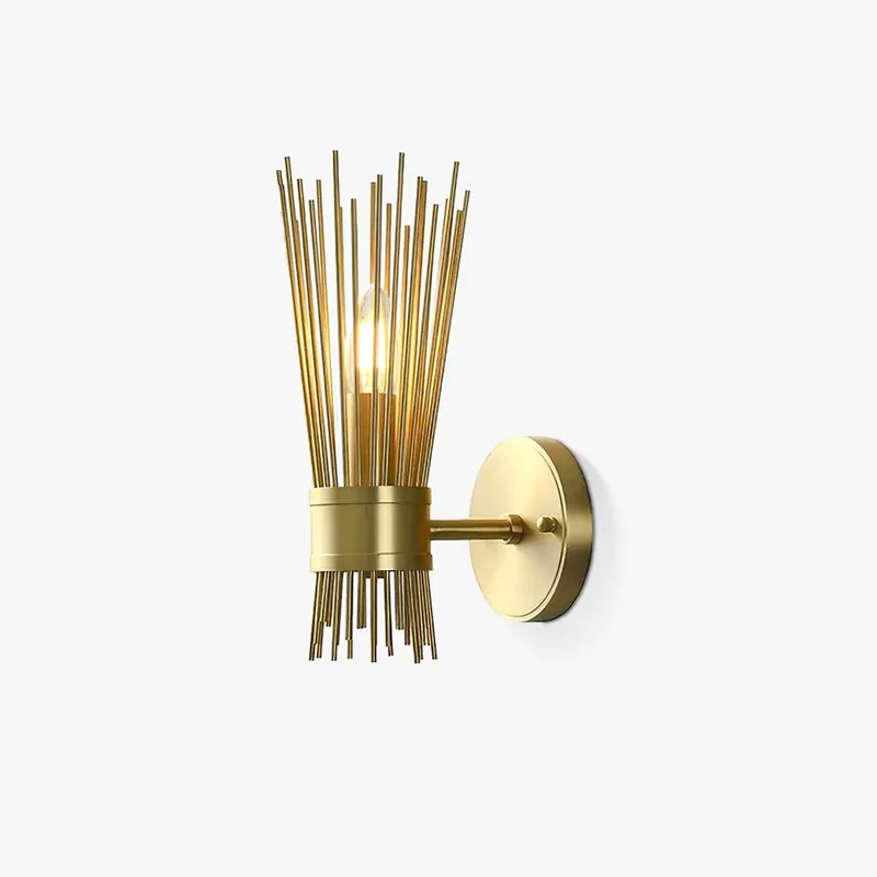 Thresher Wandlampe aus Messing Luxus mit Kerze