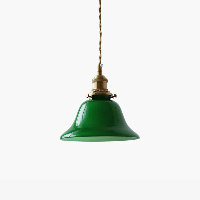 Velona Retro Pendelleuchte aus Messing