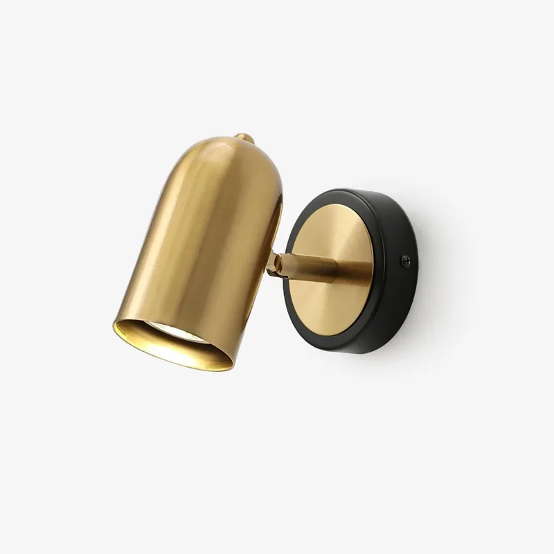 Fighter Moderne Minimalistische Wandlampe aus Gold