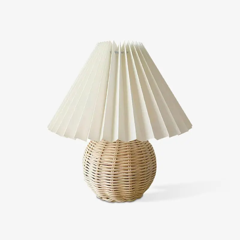 Zara gefaltete Rattan-Tischlampe