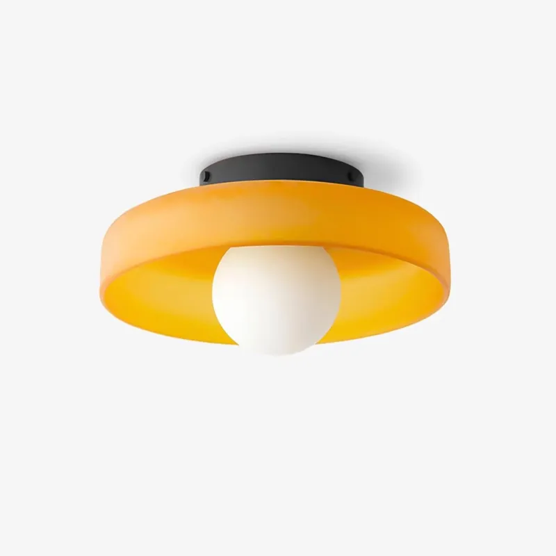 Solara Deckenleuchte Orange Spielerisch Skulptural
