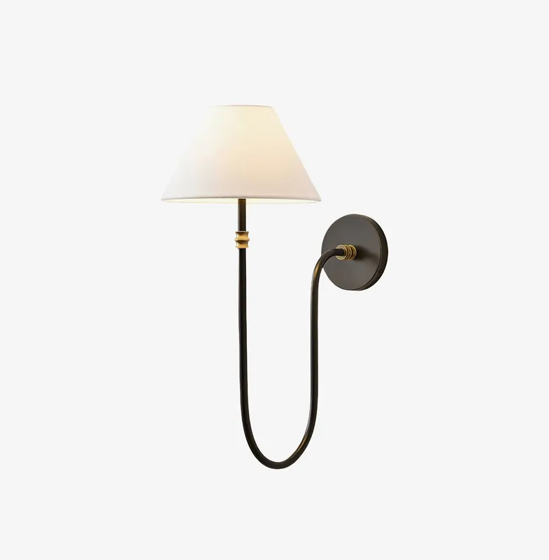 Silvery Wandleuchte Vintage Industriell Stoff