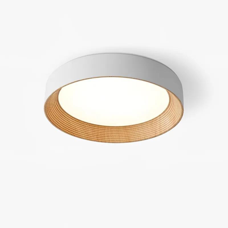 Solara Deckenleuchte Holz Ring Minimalistisch Einstellbar