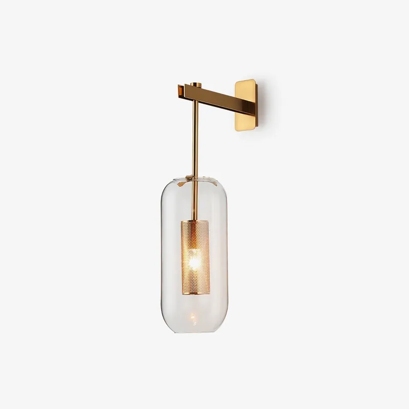 Evan Wandleuchte Glas Kunst Nordic Premium