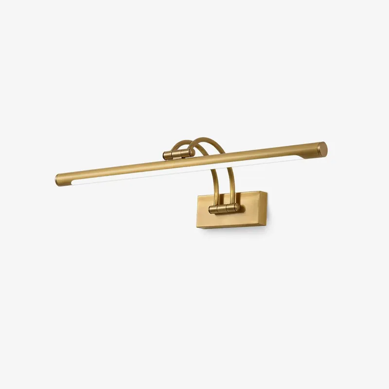 Fergus Wandleuchte Linear Friseuse Messing