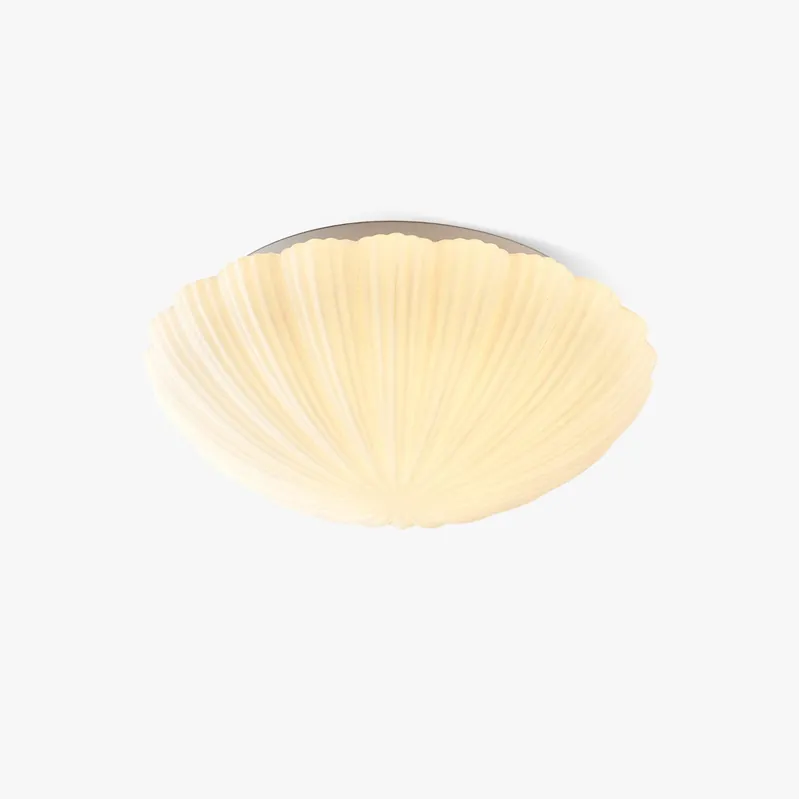 Solara Deckenleuchte Muschelform Gerippt Sanft Elegant