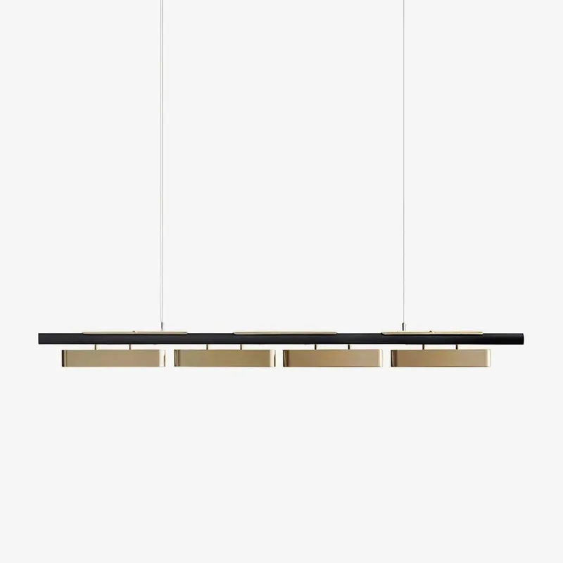 Elarain minimalistische Pendelleuchte aus Messing