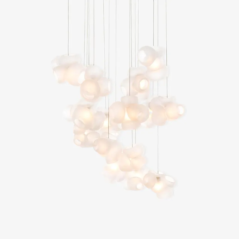 Zamarir Pendelleuchte Glas Cluster von Blasen