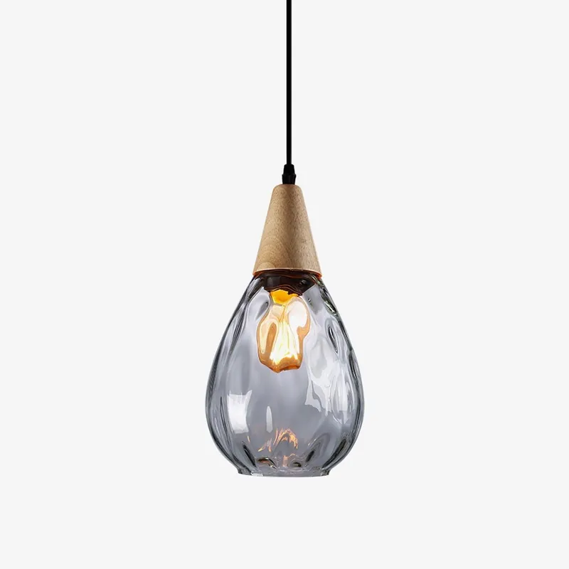 Solara Pendelleuchte aus klarem nordischem Glas modern
