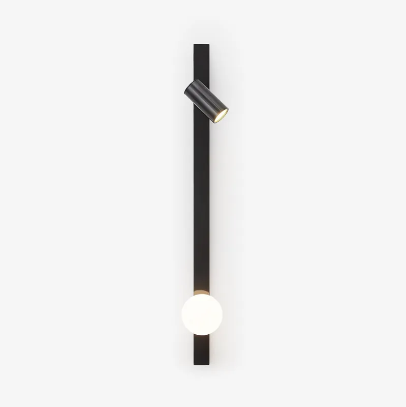 Elarise Wandleuchte aus Messing und Glas minimalistisch