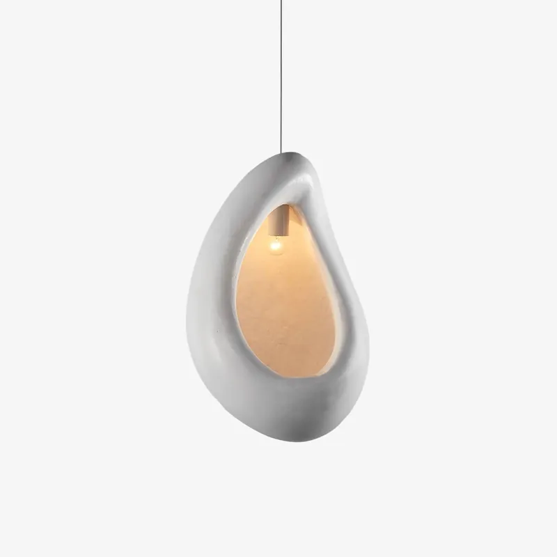 Hohltröpfchen-Hängelampe Solara im Wabi-Sabi-Stil