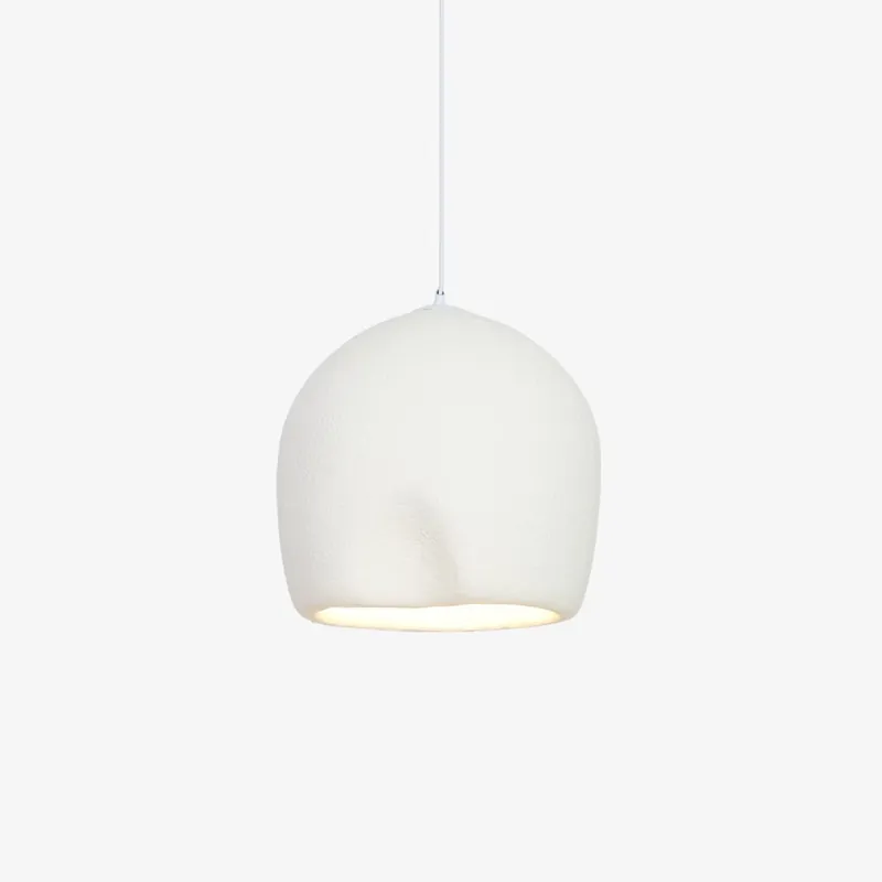 Runddome-Hängelampe Solara im Wabi-Sabi-Stil