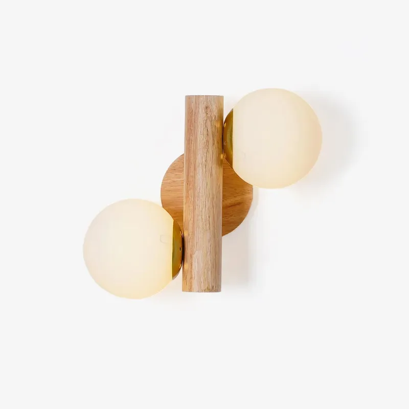 Wandlampe aus skandinavischem Holz Vexorise