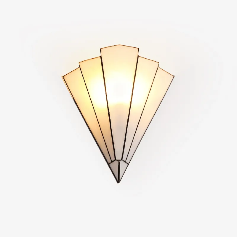 Elowen Elegante Glas-Deko-Wandleuchte