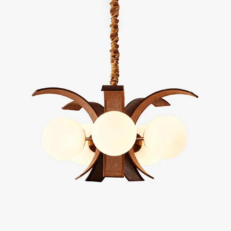 Thalina Eleganter Moderner Lustre aus Stoff Grove