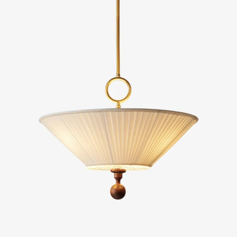 Solaria Elegante Plissierte Pendelleuchte