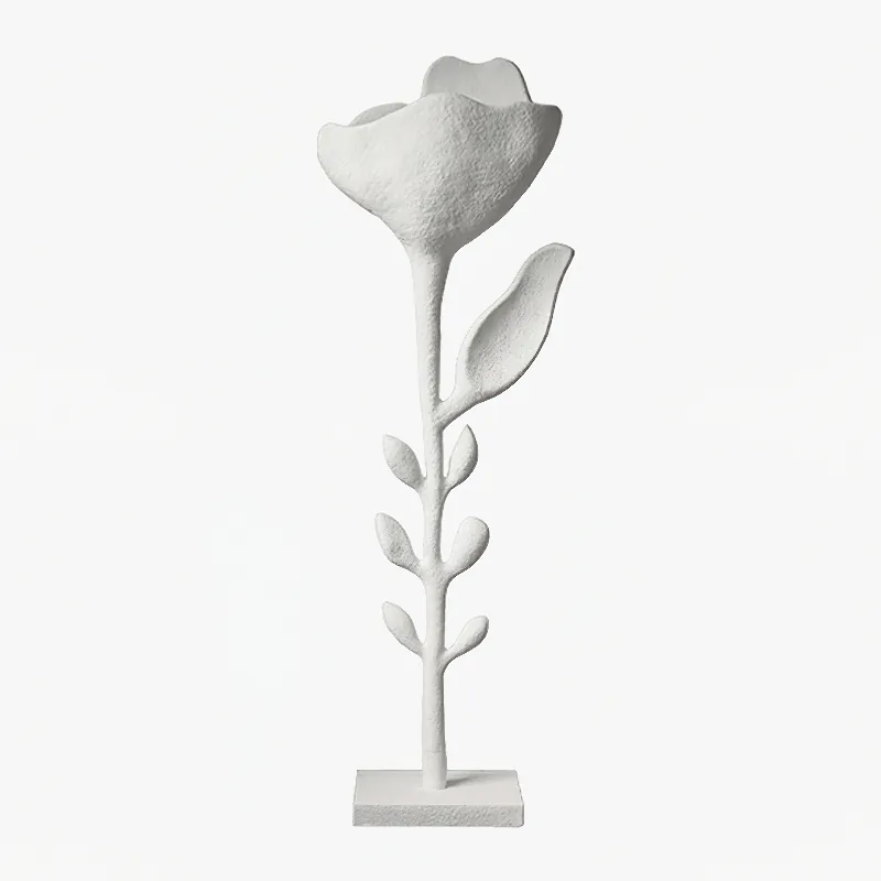 Brilo Eleganter Stehlampe aus Glasfaser Florae