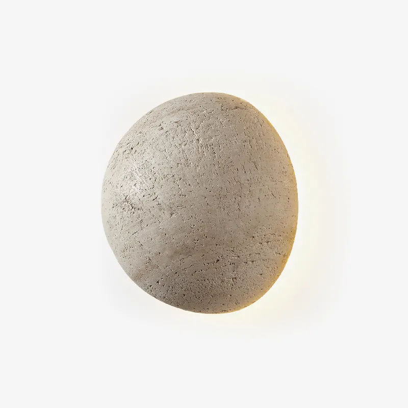 Pebble Minimalistische Moderne Wandlampe aus Stein