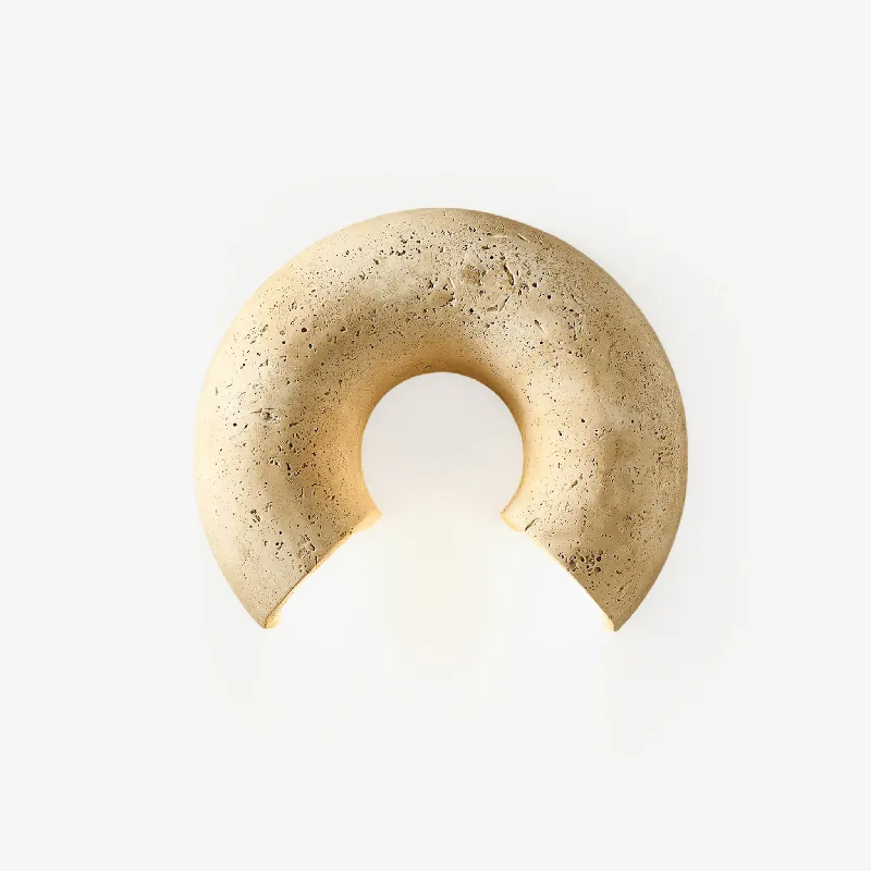Cirro Minimalistische Wandlampe aus Travertin