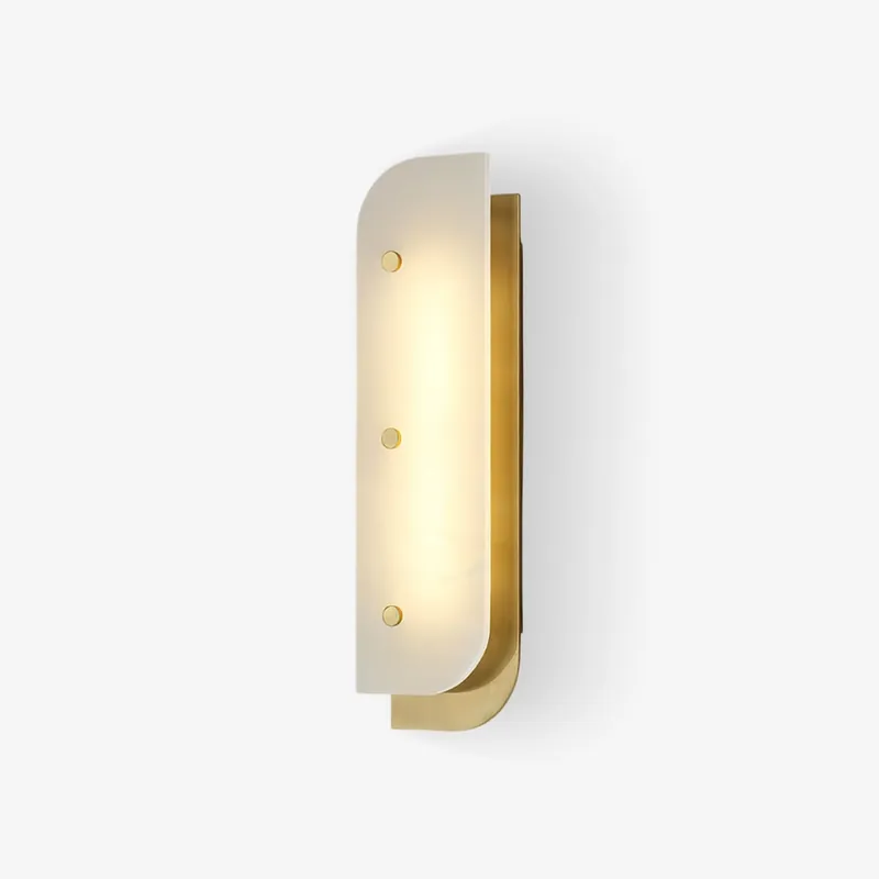 Elaris Elegante Moderne Wandlampe aus Alabaster