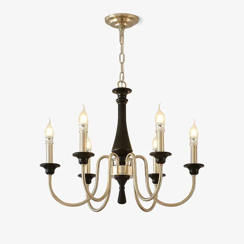 Orvella Eleganter Moderner Lustre aus Holz