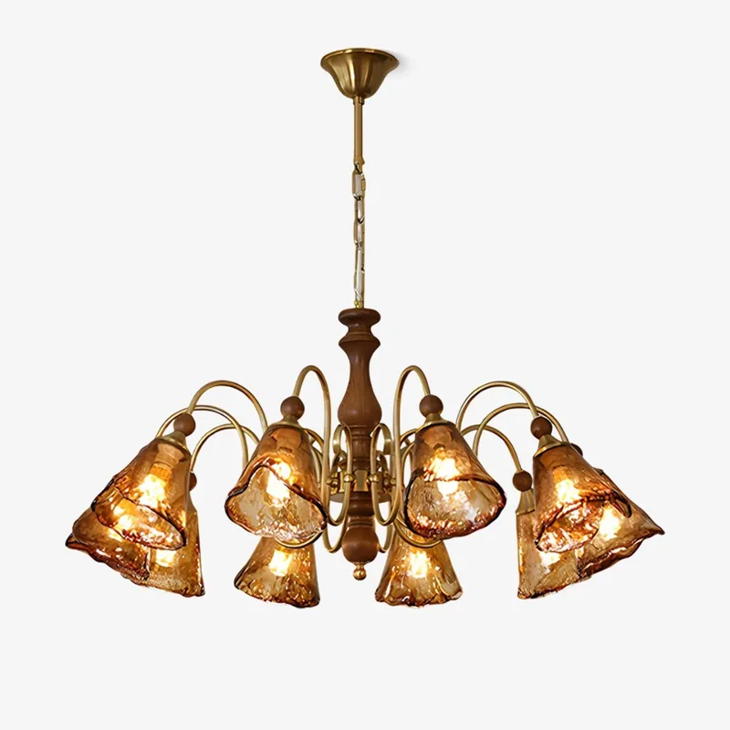 Florenzia Eleganter Vintage-Kronleuchter aus Glas