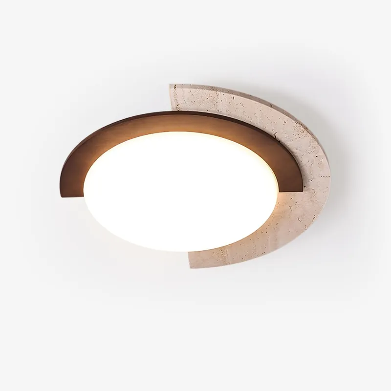 Alaric Moderne Acryl-Travertin-Deckenlampe