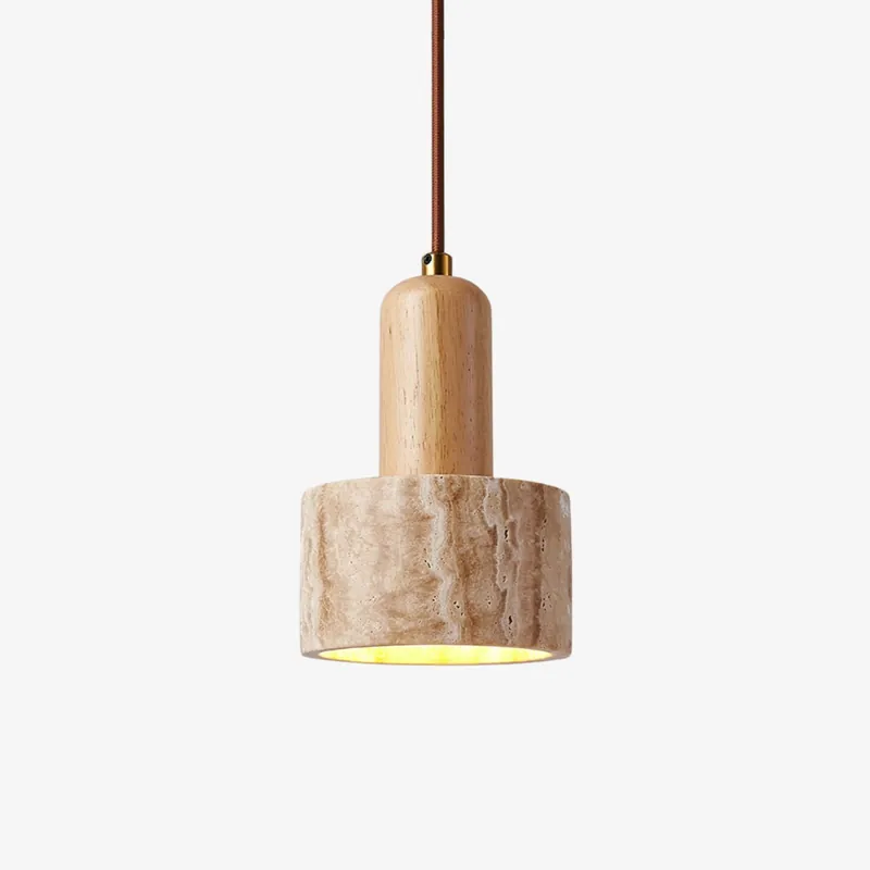 Terra Moderne Minimalistische Travertin-Pendelleuchte
